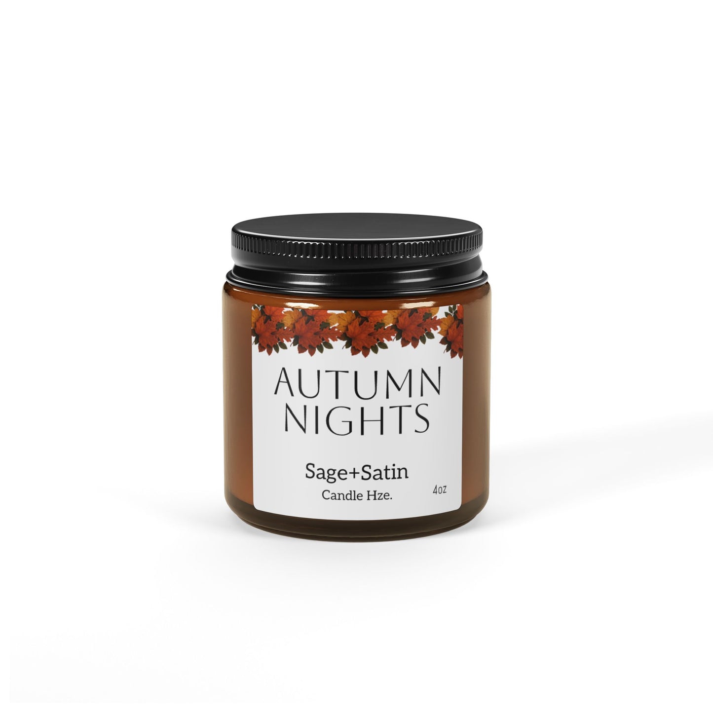 Autumn Nights Scented Soy Candle | Cozy Home Decor, Relaxation,gifts