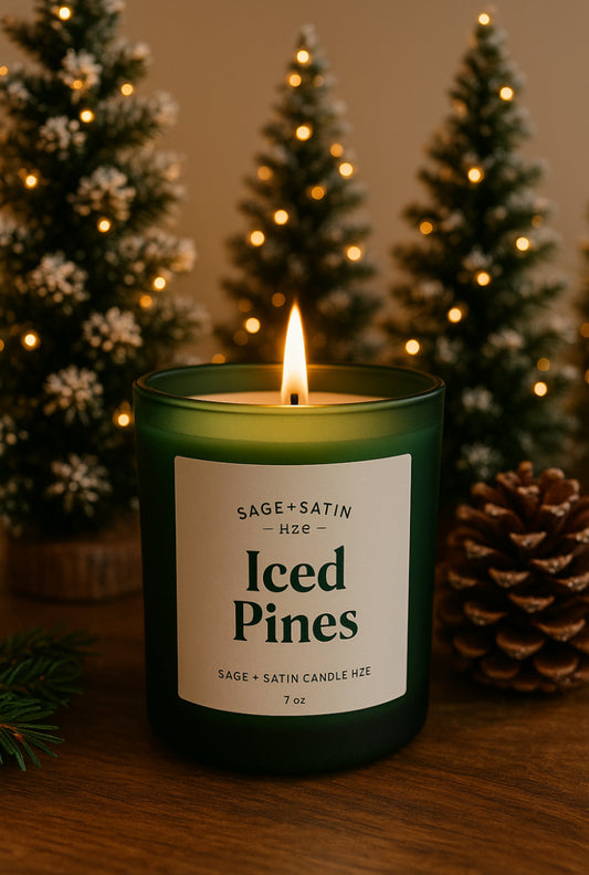 Iced Pines candle