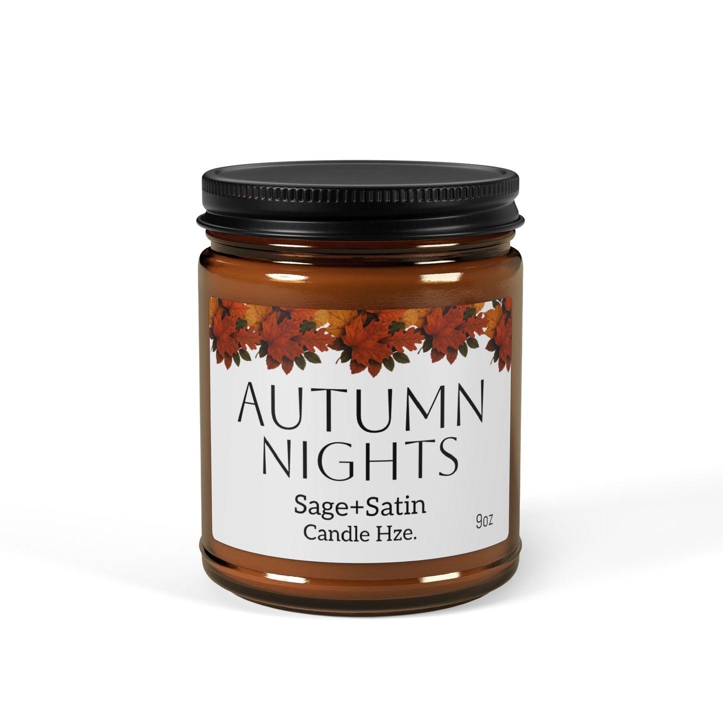 Autumn Nights Scented Soy Candle | Cozy Home Decor, Relaxation,gifts