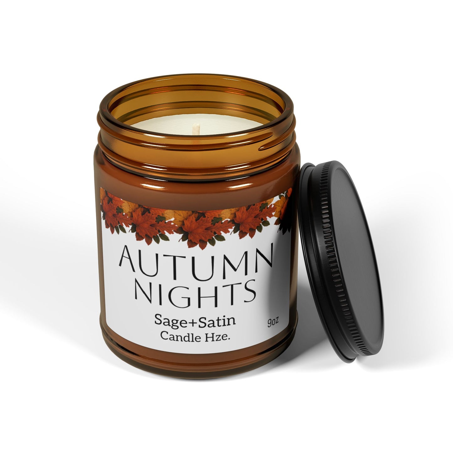 Autumn Nights Scented Soy Candle | Cozy Home Decor, Relaxation,gifts