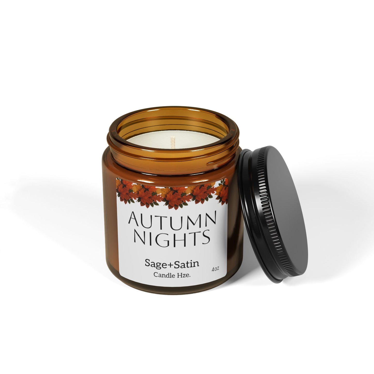 Autumn Nights Scented Soy Candle | Cozy Home Decor, Relaxation,gifts