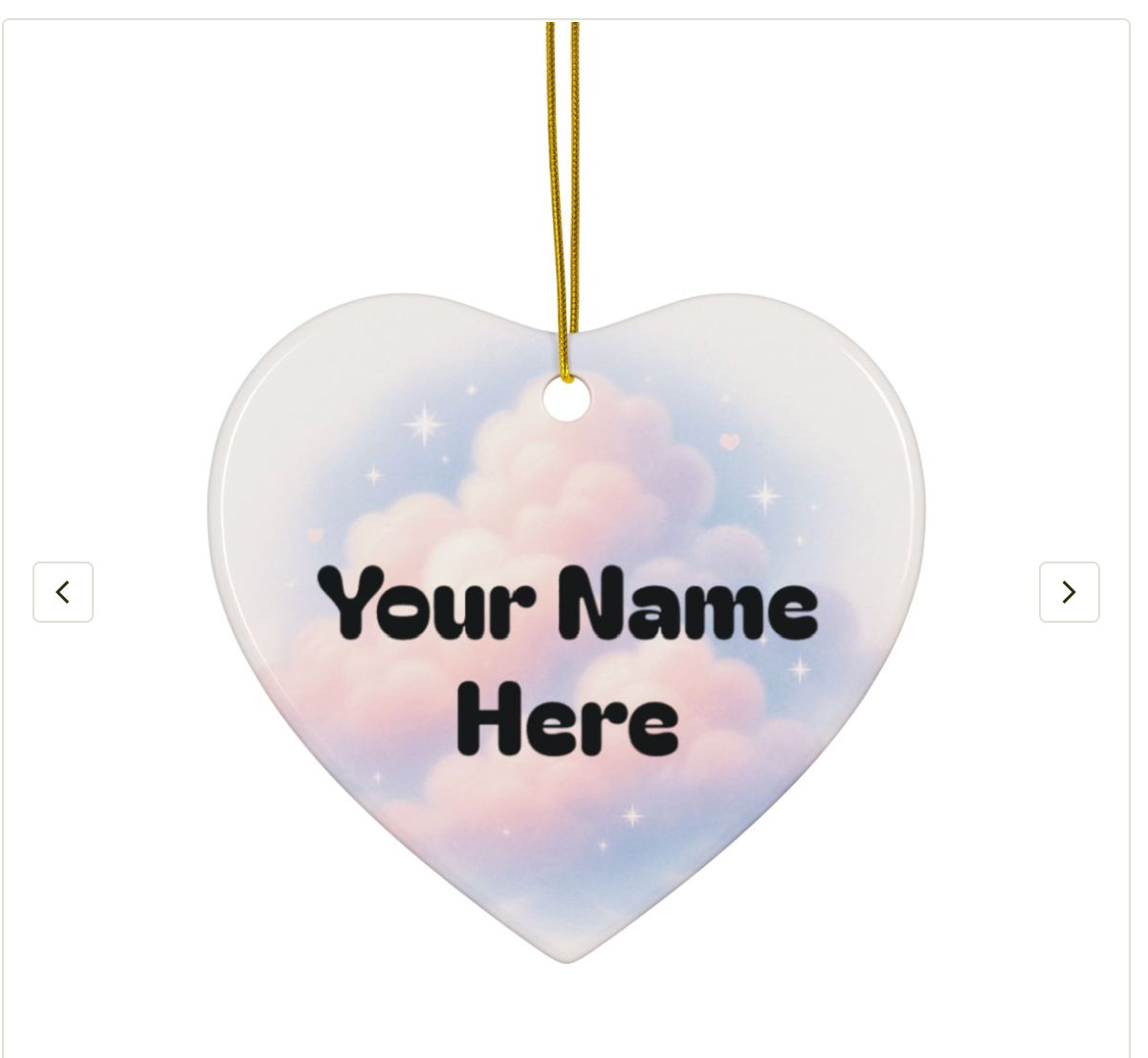 The Whimsical Dreamcloud Ornament- Pesonalized